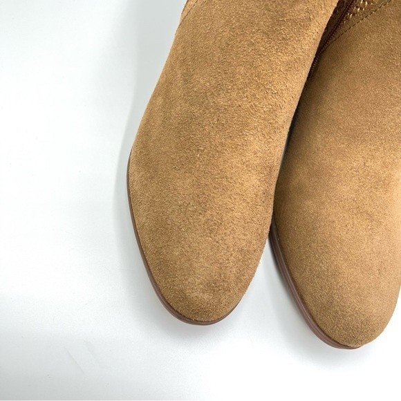 Clarks Womens Size 11 Adreena Ease Brown Suede Leather Ankle Boots Booties Shoes - Picture 4 of 12